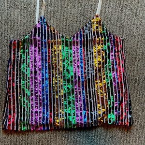 Multi color sequin